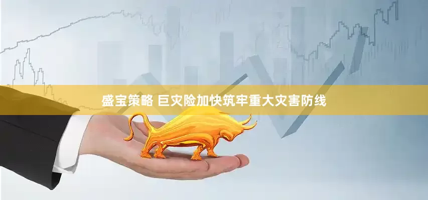 盛宝策略 巨灾险加快筑牢重大灾害防线